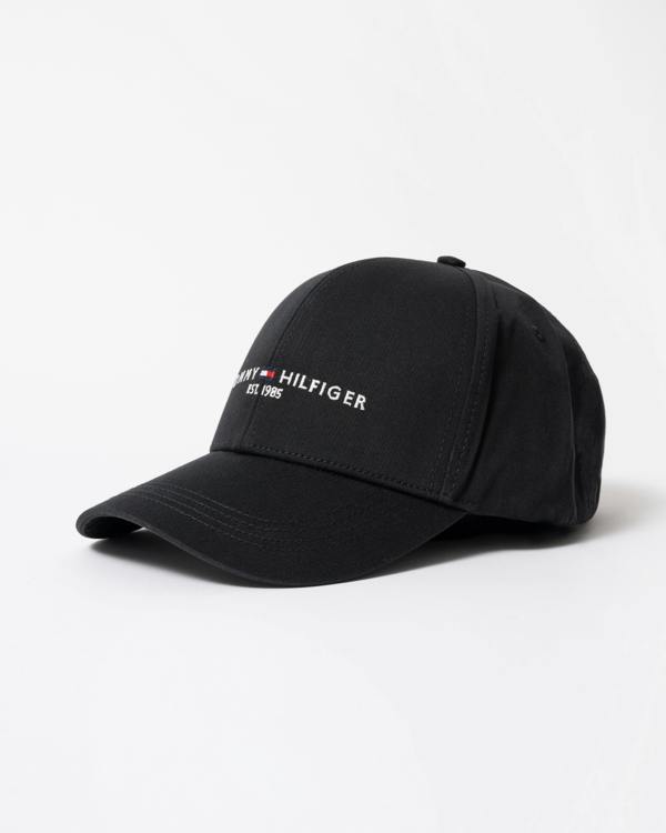 Tommy Hilfiger TH Established Mens Cap in Black