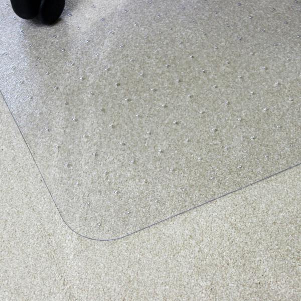 Marvelux Enhanced Polymer Chair Mat for Standard Pile Carpets (up to 12mm) - Clear Rectangular Office Carpet Protector - Multiple Sizes