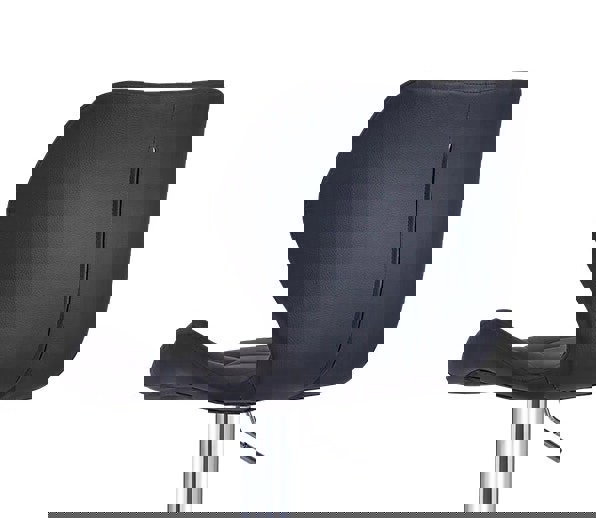 Modcraft Set of 2 Adjustable Swivel Bar Stools with Backrest Gas Lift Kitchen Breakfast Chairs