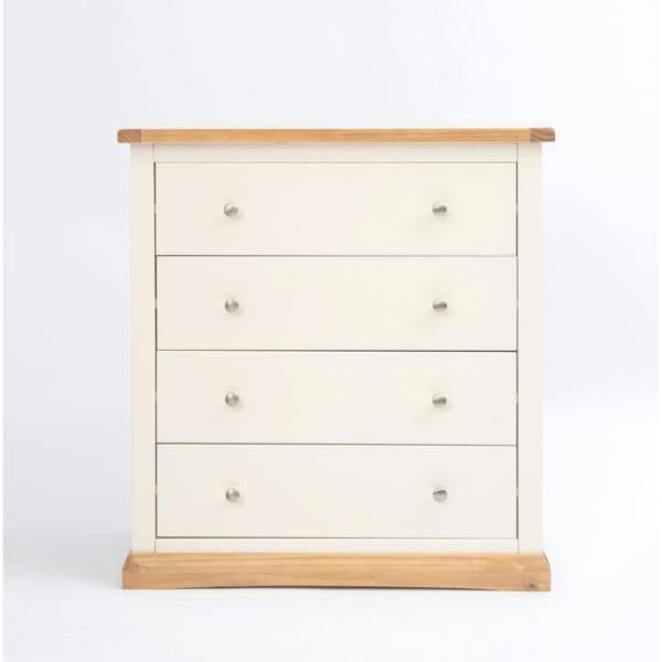Trevi 4 Drawer Chest of Drawers Chrome Knob