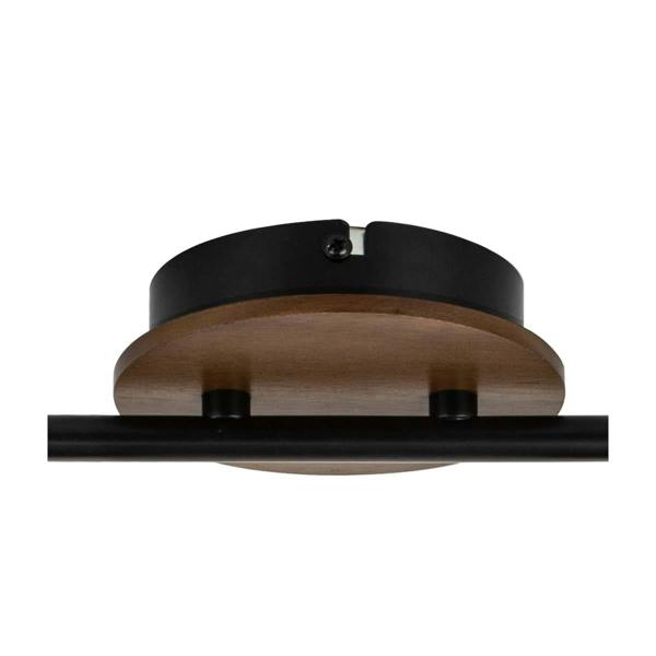 COSYLYTE Hadley 4 Light Matt Black Wire Shade Spotlight