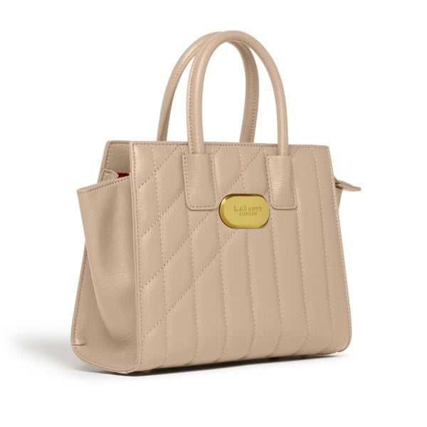 LaBante London Mini Demi Tote Bag in Beige