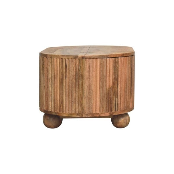 Artisan Furniture Solid Wood Soba Ball Lid-up Coffee Table