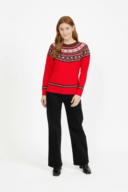 Mudflower Fair Isle Yoke Jumper