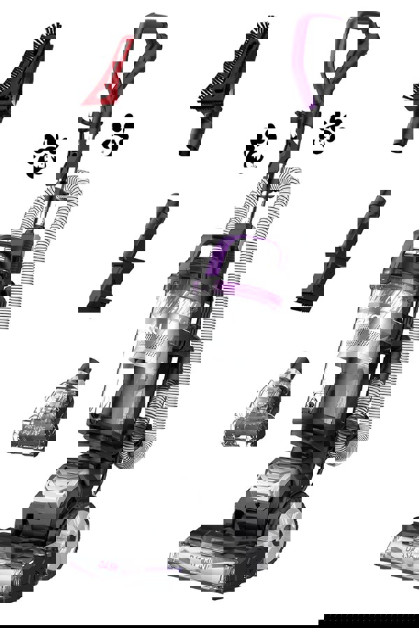 Living and Home Upright Vacuum Cleaner UEU620 with Pet Turbo Brush,Anti Hair Warp & Dual Cyclone & Steerable Technology,Crevice Tool & Sofa Brush,2.2L