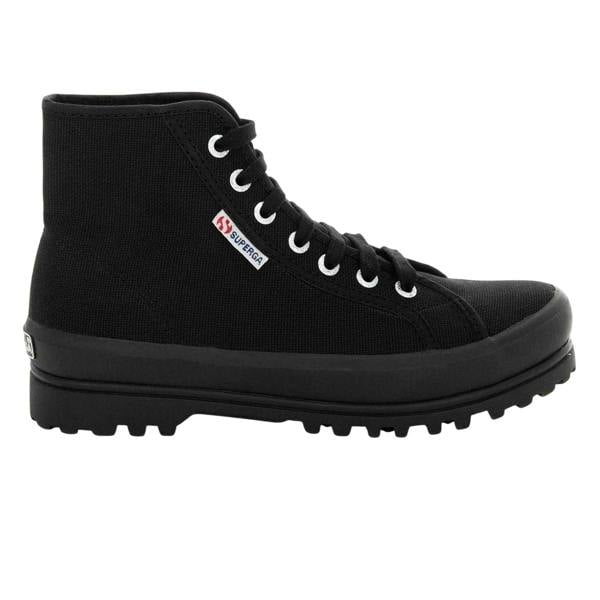 Superga Womens/Ladies 2341 Alpina Canvas High-top Shoes - Black - 