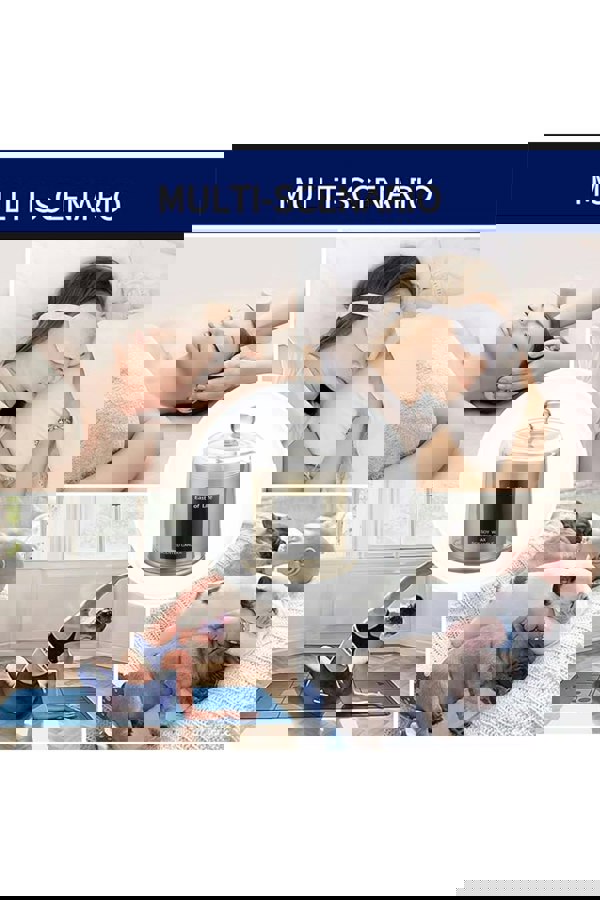 Living and Home Soy Wax Lychee & White Tea Scented Jar Candle Home Fragrance Help Sleep 9 x 11.5cm H