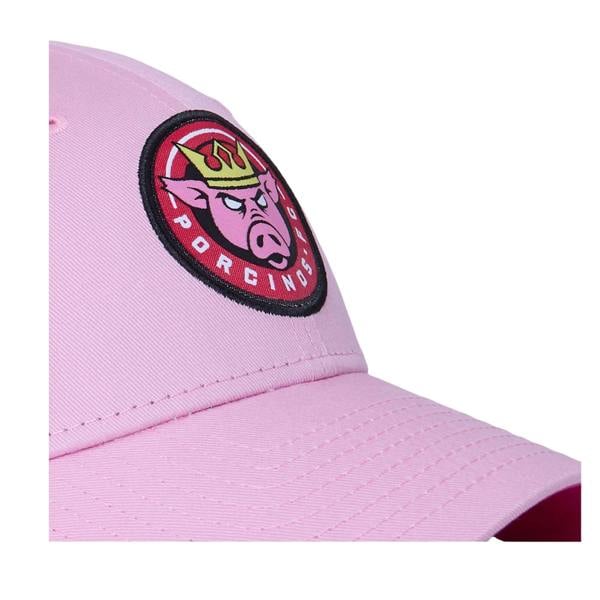 New Era Porcinos FC Embroidered Patch Cap - Pink - 