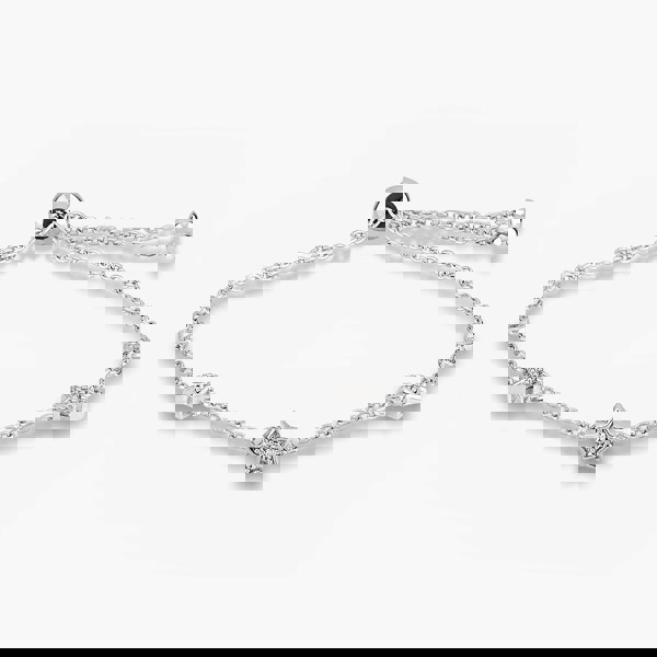 Rosa Lea Pave Stars Sliding Bracelet AM-2THB021404