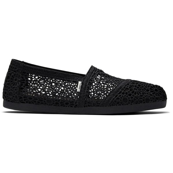 TOMS Alpargata Womens Shoes - Black