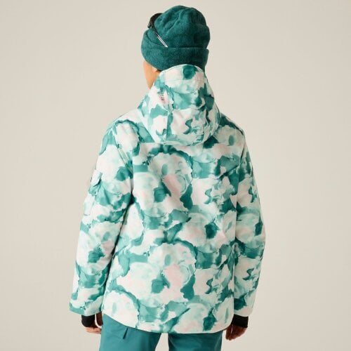 Dare 2B Womens/Ladies Snowline Marble Effect Ski Jacket - Teal