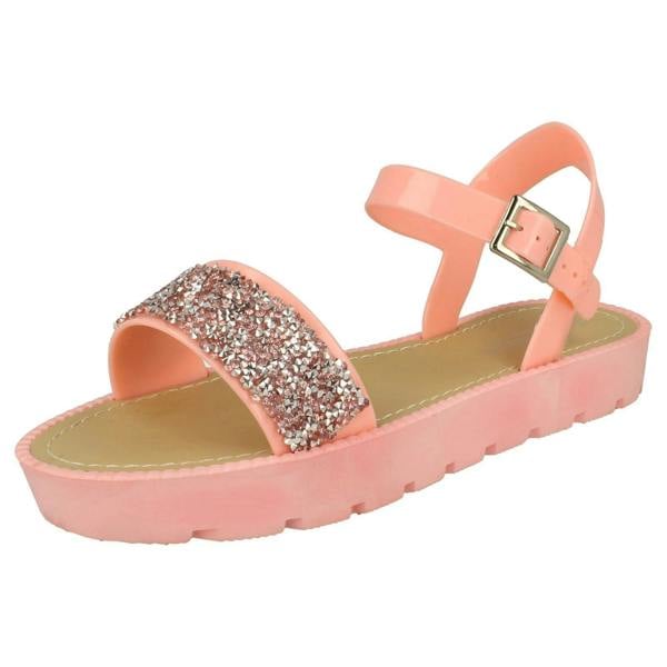 Savannah Ladies Savannah Flatform Glitter Sandal