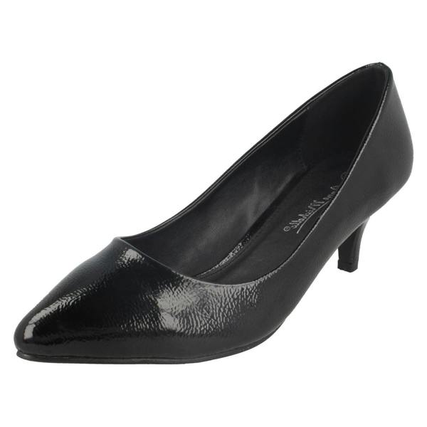 Anne Michelle Ladies Anne Michelle Pointed Toe Court Shoes