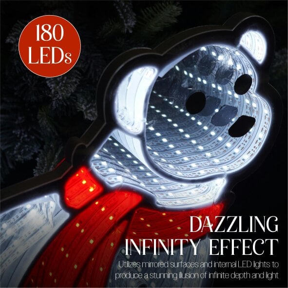 Scotts of Stow Xmas Haus  LED Infinity Indoor Christmas Decoration