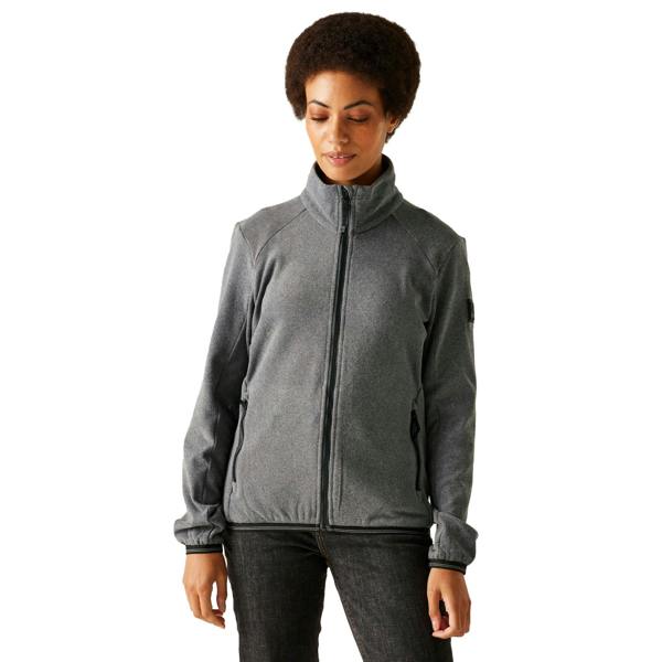 Regatta Womens/Ladies Bayhill Zipped Fleece Jacket - Seal Grey - 