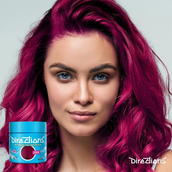 Directions 4 x La Riche Directions Semi-Permanent Hair Color 100ml Tubs - Cerise