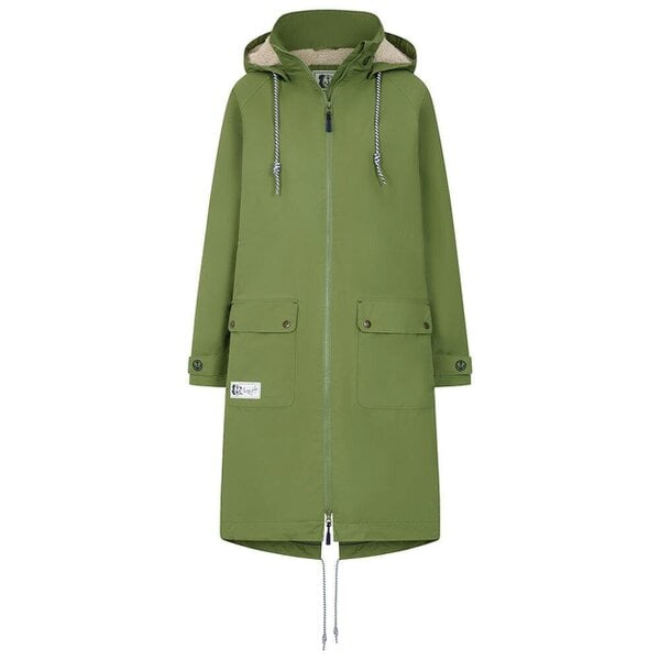 Lazy Jacks LJ159 - Longline Snug Lined Coat - Sage