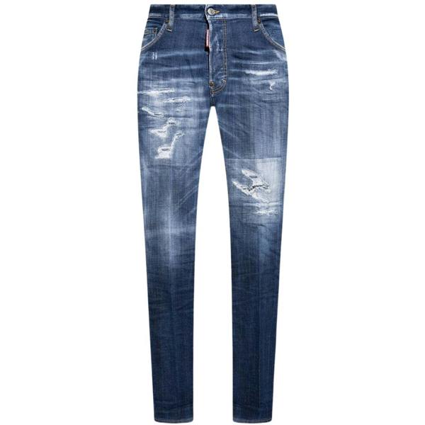 DSQUARED2 Cool Guy Jean Destroyed Worn Denim Blue Jeans W34