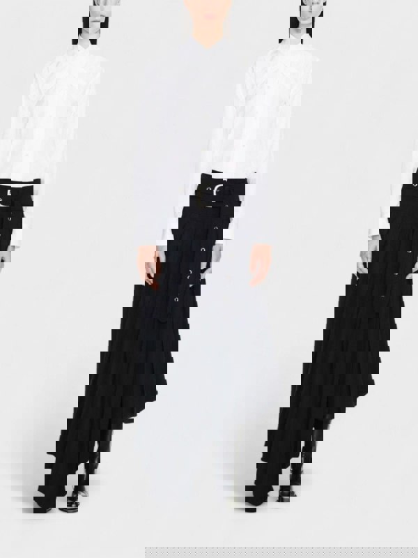 Off - White Poplin Cross Belt Shirt White - Supplied FashionOff White