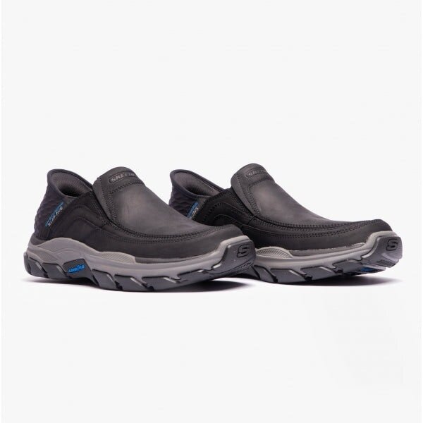 Skechers 204810/BLK RESPECTED-ELGIN Mens Shoes Black