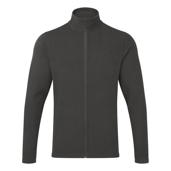 Premier Mens Recyclight Full Zip Fleece Jacket - Dark Grey