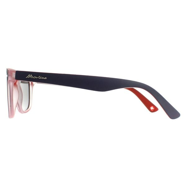 Montana Sunglasses MP41 J Blue Red Rubbertouch Grey Polarized