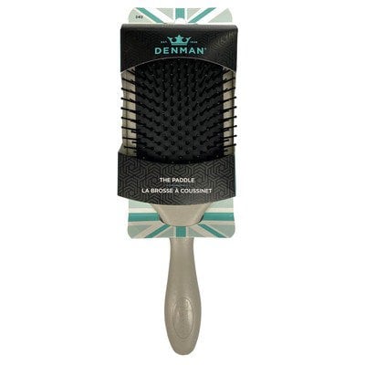 Denman D83 'Arctic Grey' Large Paddle Brush