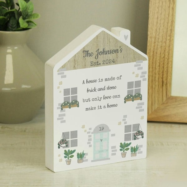 Personalised Memento Company Personalised Wooden House Ornament