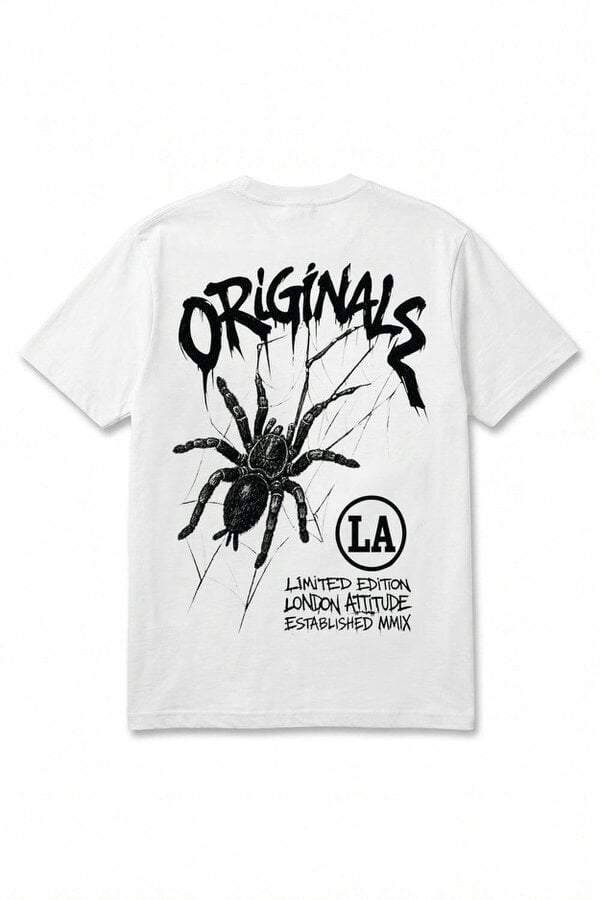 London Attitude Originals Oversized Heavyweight Spider T-Shirt