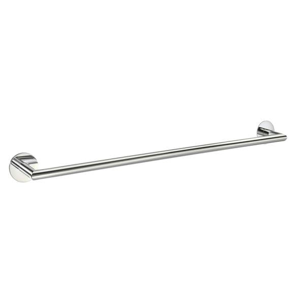 Polished chrome towel rail
