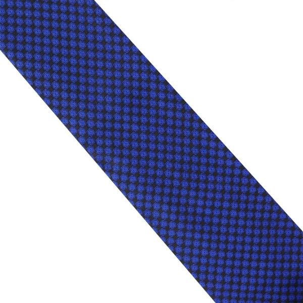 Dunhill woven silk tie in a hexbolt pattern