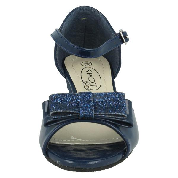 Spot On Girls Spot On Glitter Open Toe Sandals