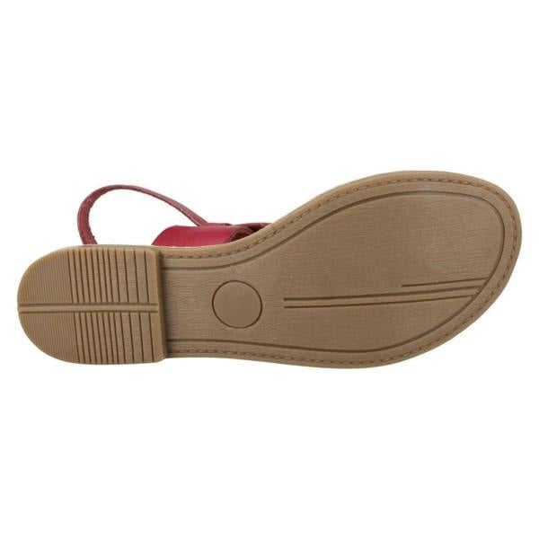 Leather Collection Ladies Leather Collection Toe Loop Sandals F00127