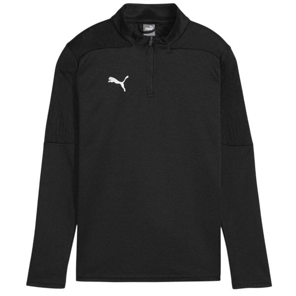 Puma Childrens/Kids Quarter Zip Training Fleece Top - Puma Black - 