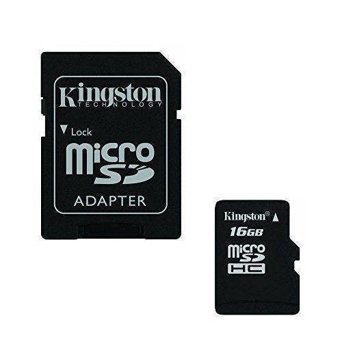 Kingston Genuine 16GB 16 GB Micro SD HC Memory Card with SD Adapter For Motorola Moto E G 4G RAZR D1 D3 XT919 ATRIX HD Dual SIM Luge