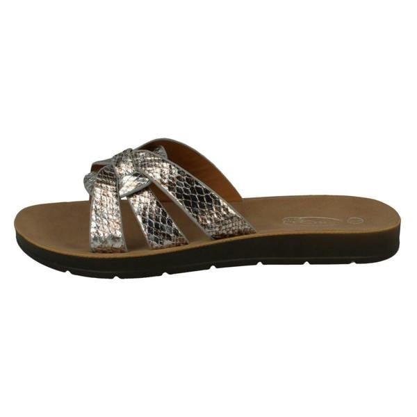 Spot On Ladies Spot On Knot Vamp Mules F00342