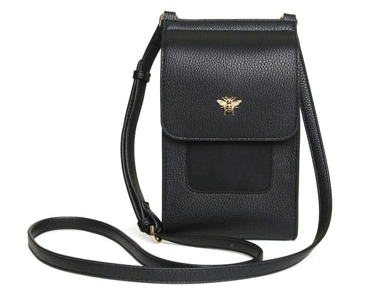 Alice Wheeler Mini Bloomsbury Bee Crossbody Phone Bag