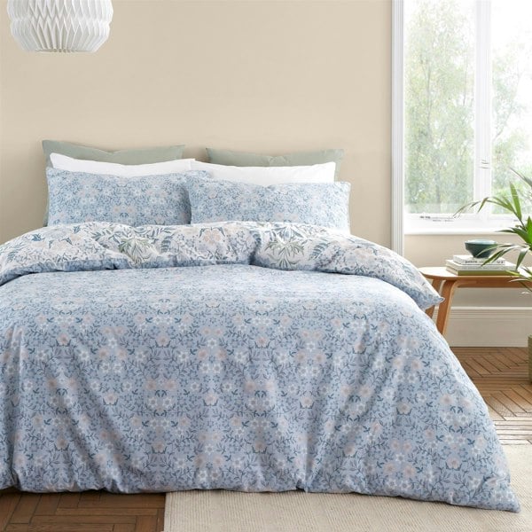 Bianca Hedgerow Hopper Blue Duvet Cover Set