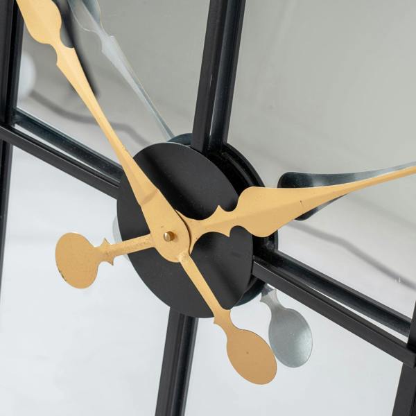 Brooklyn Black And Gold Wall Clock