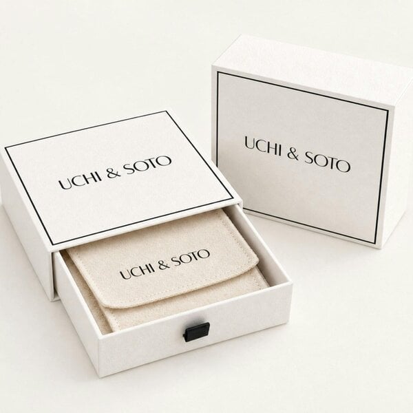 Uchi & Soto Shinju Pearl and Sculptural Square Earrings