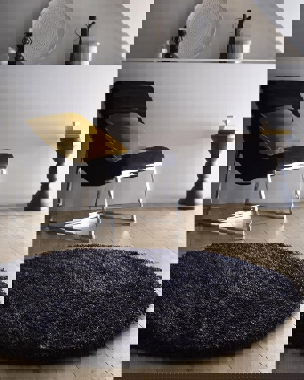 Chicago Black Shaggy Rug | Contemporary Comfort | The Rugs