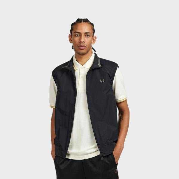 Fred Perry The Brentham Gilet Black