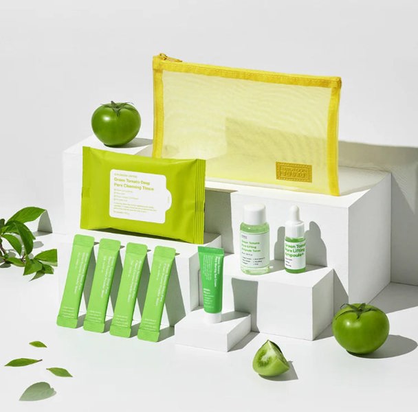 SUNGBOON EDITOR Green Tomato Travel Kit | Atelier De Glow UK