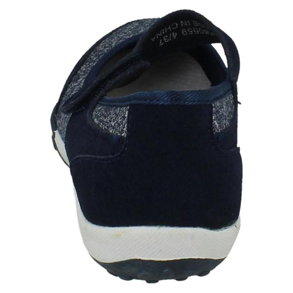 Down to Earth Ladies Down To Earth Casual Hook and Loop Shoes F80559