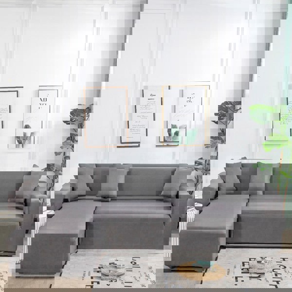 Anyseat 2 Seater Sofa Cover Plain Army Green Style and Protection For Living Room Sofa Chair Elastic Stretchable Slipcover