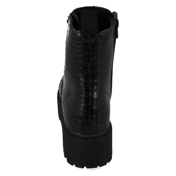 Spot On Ladies Spot On Platform Ankle Boots F51044