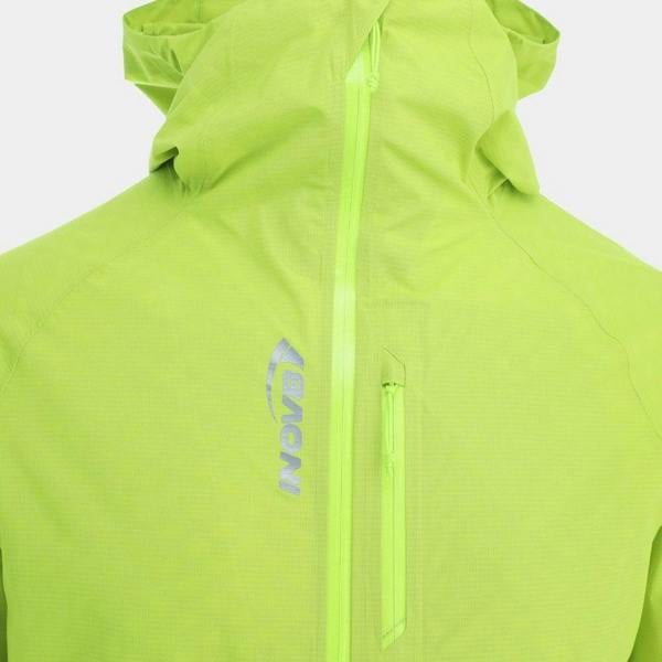 Inov8 Stormshell Running Rain Jacket Waterproof Coat Green 001429