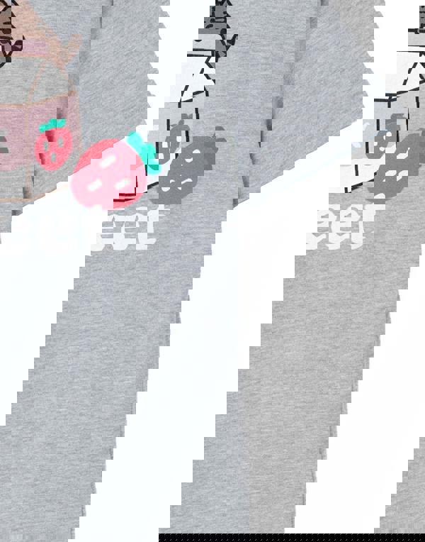 Pusheen Girls Grey Sweet Sips Short Sleeved T-Shirt