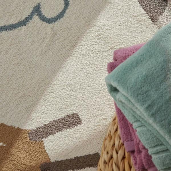 Adventures Kids Rug Dino Cream Underfloor Heating, Fun Design Rug