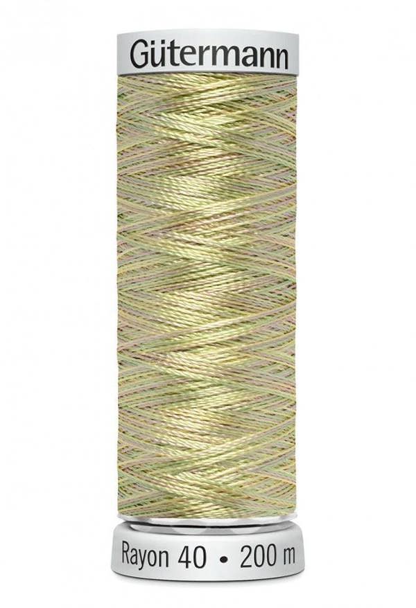 Gutermann No 40 Sulky Rayon Embroidery Thread 200m Rayon Thread Suitable For Embroidery